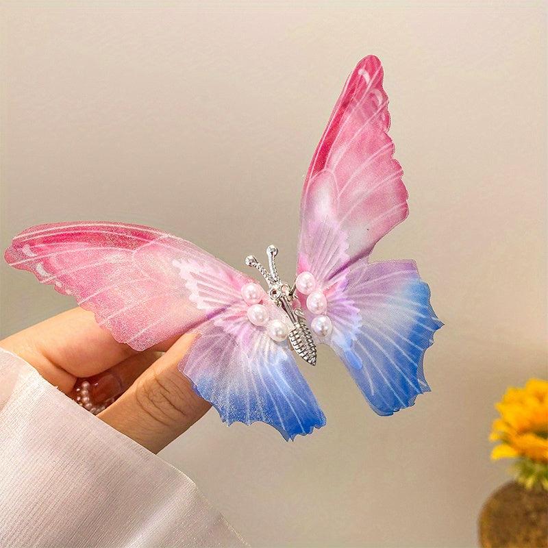 Colorful Butterfly Hair Clip for Children's Day