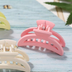 Matte Hair Claw Solid Shark Claw Ponytail Holder Hair Accessories