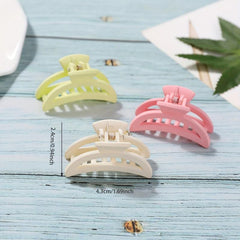 Matte Hair Claw Solid Shark Claw Ponytail Holder Hair Accessories