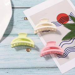 Matte Hair Claw Solid Shark Claw Ponytail Holder Hair Accessories