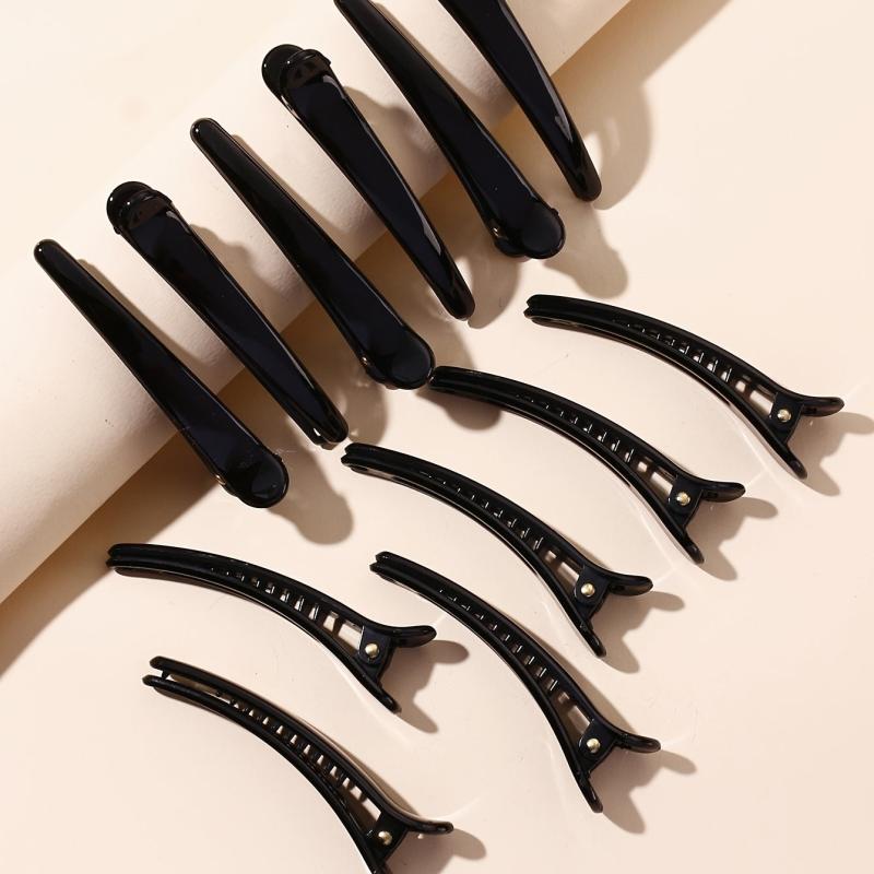 12pcs Snap Prong Hair Clips for Girls Hair Bows