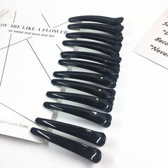 12pcs Snap Prong Hair Clips for Girls Hair Bows