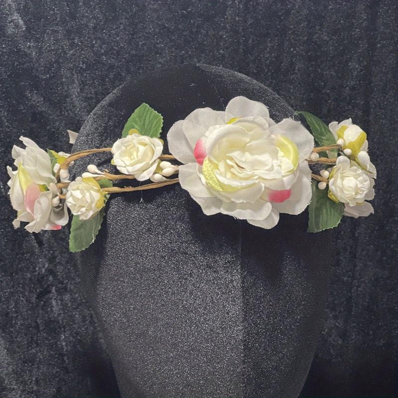 Adjustable Flower Headband for Women