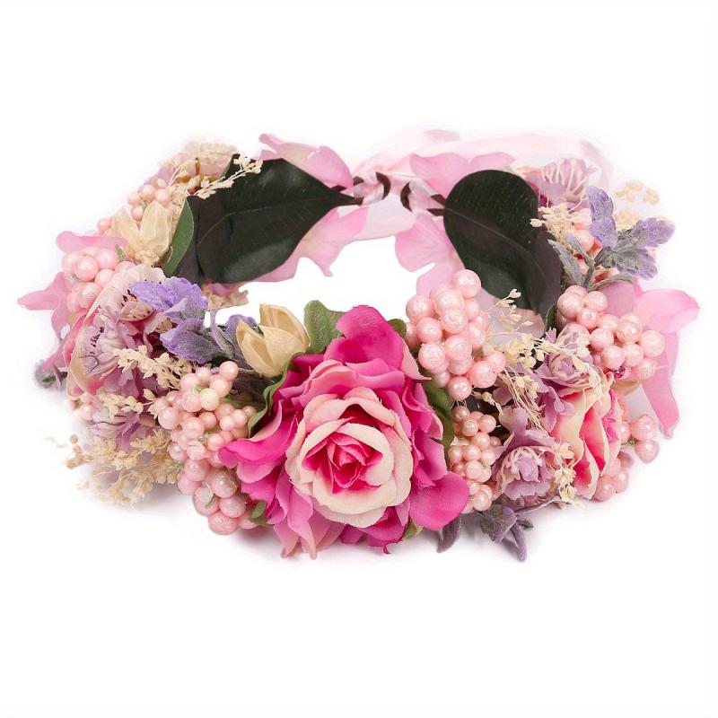 Adjustable Flower Headband for Women