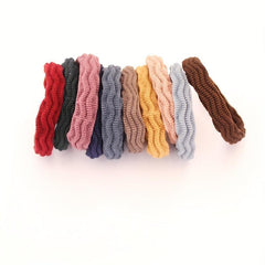 100pcs Rubber Bands High Elasticity Hair Tie And Durable Hair Rope