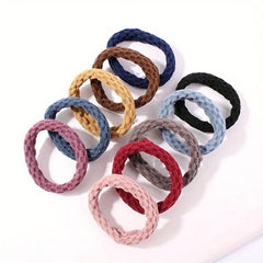 100pcs Rubber Bands High Elasticity Hair Tie And Durable Hair Rope