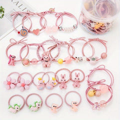 Kids Hair Rubber Band Cartoon Pattern Hair Rope Accessories