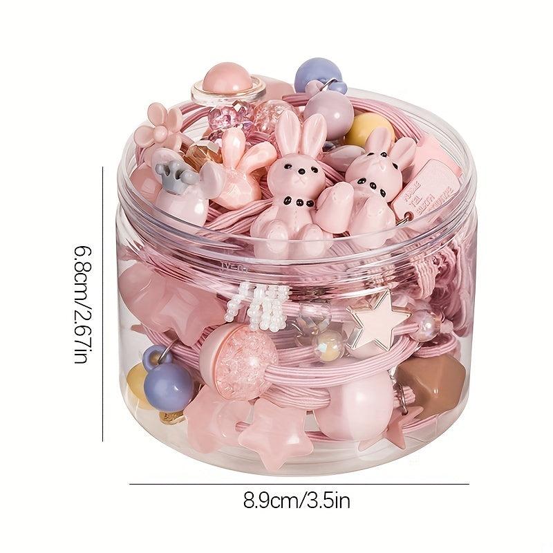 Kids Hair Rubber Band Cartoon Pattern Hair Rope Accessories