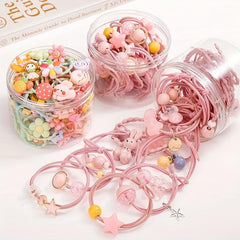 Kids Hair Rubber Band Cartoon Pattern Hair Rope Accessories