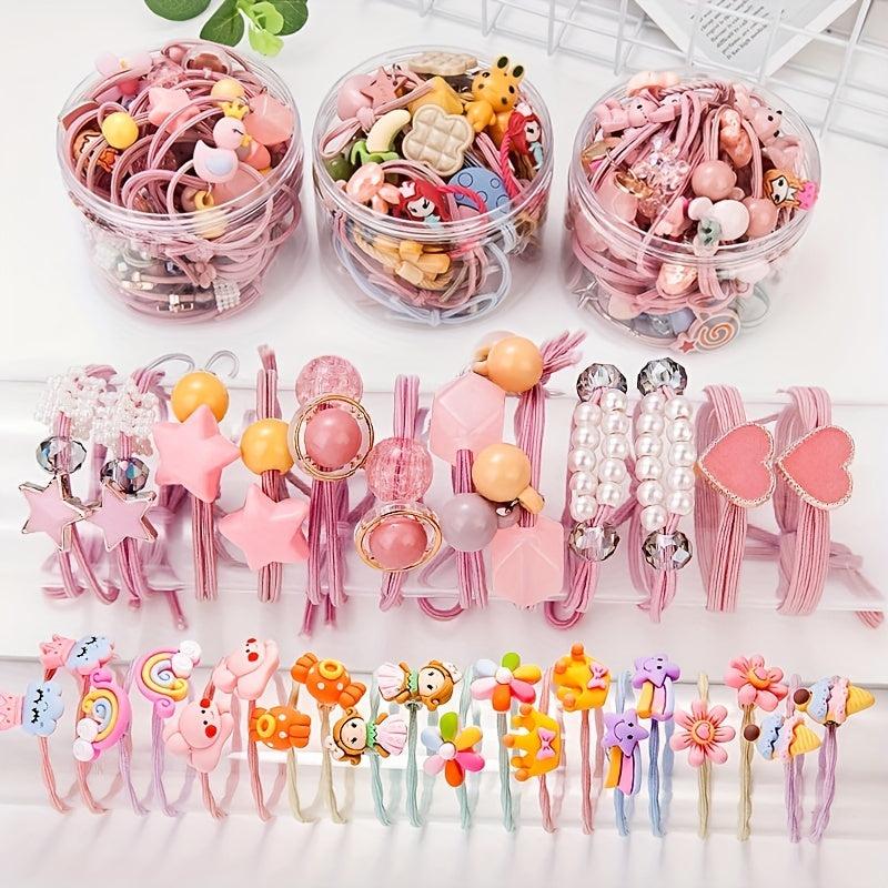 Kids Hair Rubber Band Cartoon Pattern Hair Rope Accessories