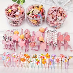 Kids Hair Rubber Band Cartoon Pattern Hair Rope Accessories