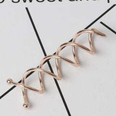 3pcs Golden Hair Pin Bun Style Maker Pins