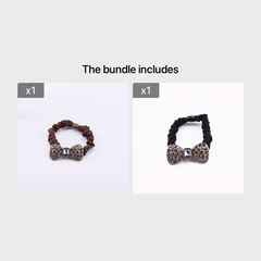Rhinestone Hair Tie Elastic Hair Bands Ponytail Holder