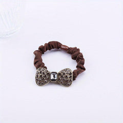 Rhinestone Hair Tie Elastic Hair Bands Ponytail Holder