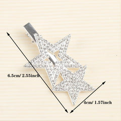 Star Rhinestone Hair Clip Women's Metal Barrette Hair Accessories