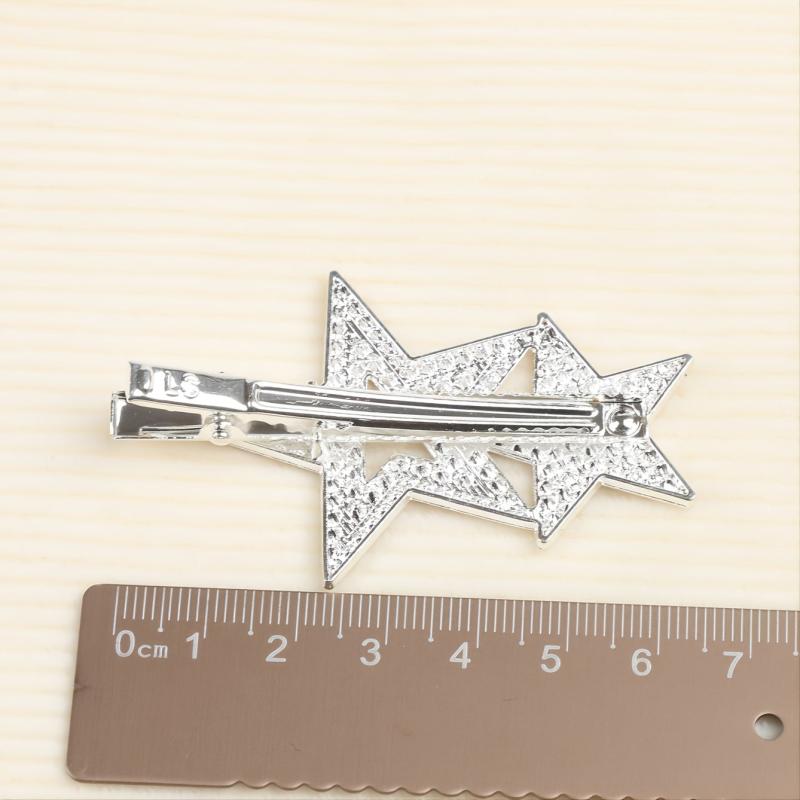 Star Rhinestone Hair Clip Women's Metal Barrette Hair Accessories