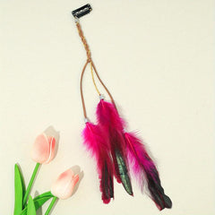 Bohemian Feather Headdress Ethnic Style Tassel Hairpin Colorful