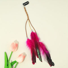 Bohemian Feather Headdress Ethnic Style Tassel Hairpin Colorful