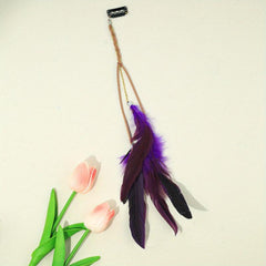 Bohemian Feather Headdress Ethnic Style Tassel Hairpin Colorful