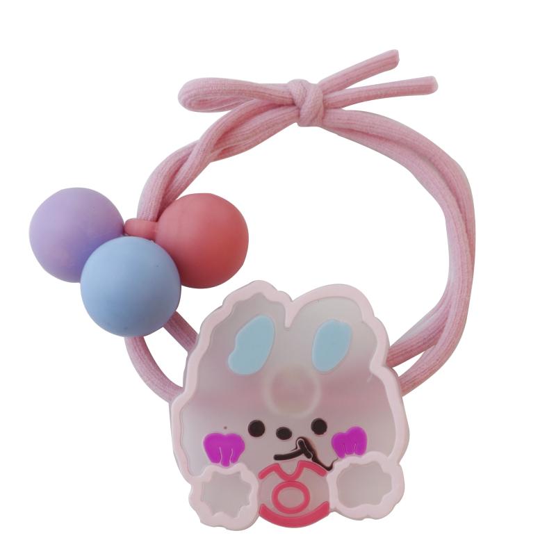 Colorful Cartoon Flowers Girls Hair Tie Elastic Hair Bands Ponytail Holder