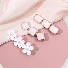 3pcs Faux Pearl Flower Hair Clips Vintage Barrette Hair Accessories