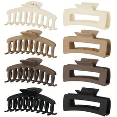 Transparent Hair Claw Hollow Shark Claw Ponytail Holder