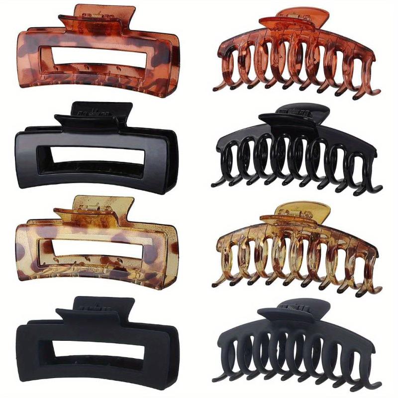 Transparent Hair Claw Hollow Shark Claw Ponytail Holder