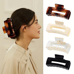 Transparent Hair Claw Hollow Shark Claw Ponytail Holder