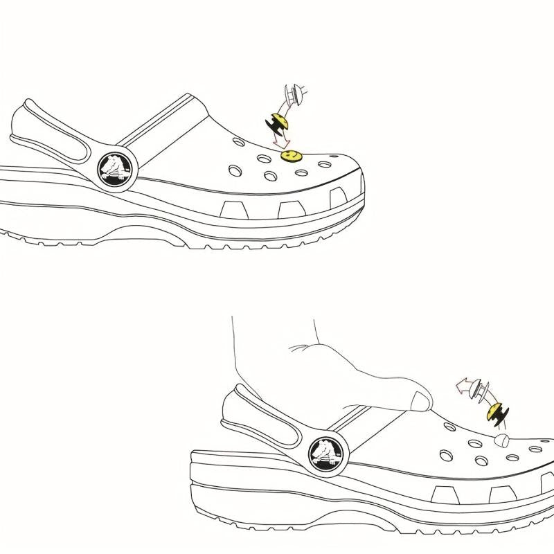 10pcs Astronaut Shoe Charm PVC Decorations for Boys and Girls