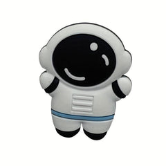 10pcs Astronaut Shoe Charm PVC Decorations for Boys and Girls