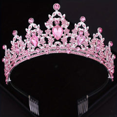 Crystal HeadBand Queen Tiara Crown For Women