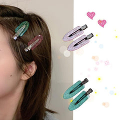 20pcs Glitter Hair Clips for Styling, No Bend Seamless Shape Clips