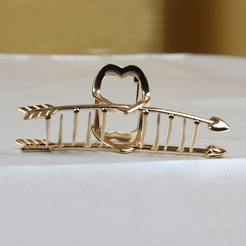 Heart Shape Arrow Hair Claw Strong Holder Hair Accessories