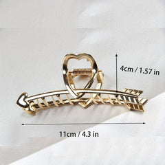 Heart Shape Arrow Hair Claw Strong Holder Hair Accessories