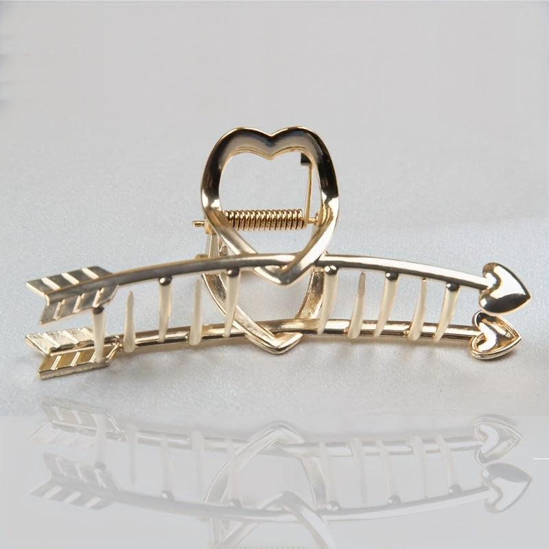 Heart Shape Arrow Hair Claw Strong Holder Hair Accessories