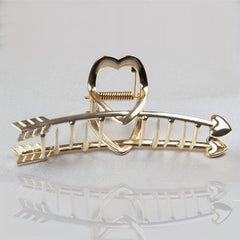 Heart Shape Arrow Hair Claw Strong Holder Hair Accessories