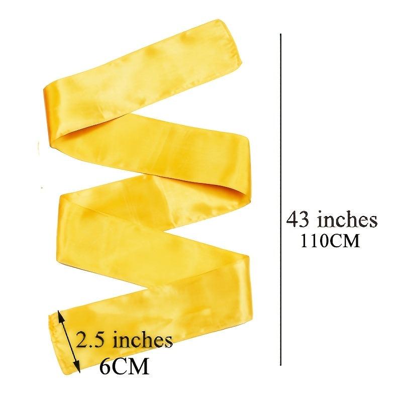 Polyester Satin Silk Head Scarf Hair Tie Band Hair Frontal Wraps
