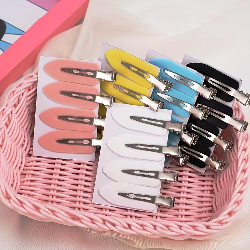 10pcs Minimalist Hair Clip Duckbill Barrette Headwear Random