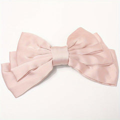 Satin Big Bow Hair Clip Sweet Hair Accessory