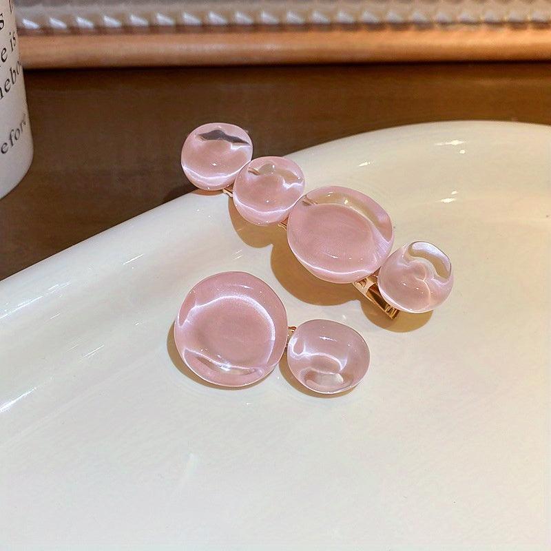 2pcs Jelly Hair Clip Glossy Duck Billed Hair Clip For Women Girls