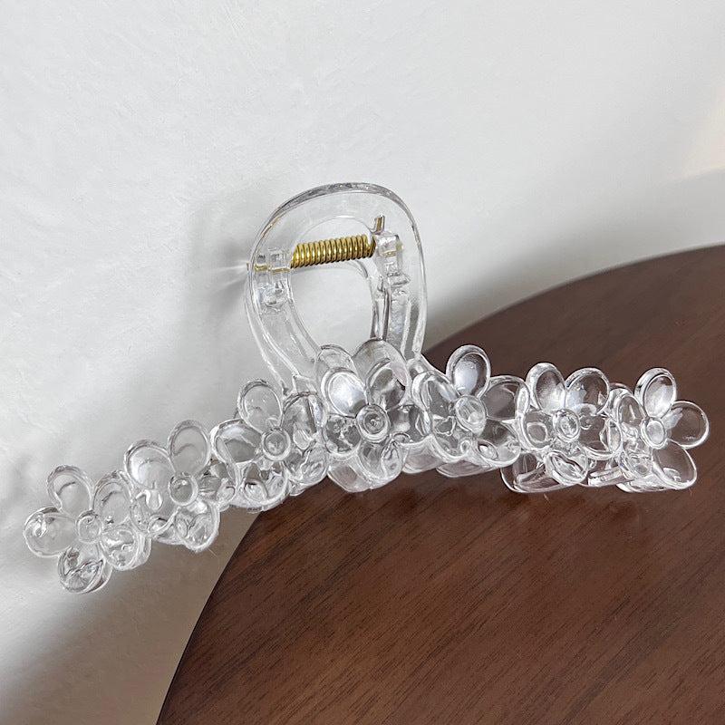 7pcs Flower Hair Claw Large Shark Claw Hair Clip Hair Accessories
