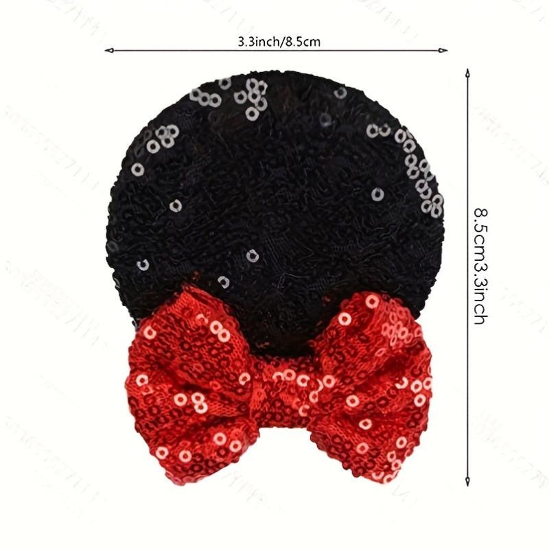Sequin Mouse Ear Hair Clip for Toddler and Child