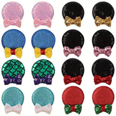 Sequin Mouse Ear Hair Clip for Toddler and Child