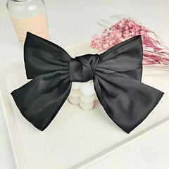 Big Bow Hair Clips Satin Hair Barrettes Women Girls Hair Accessories