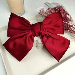 Big Bow Hair Clips Satin Hair Barrettes Women Girls Hair Accessories