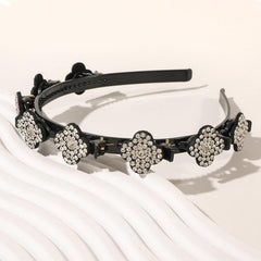 Crystal Stone Braided Hair Clips for Women Girls