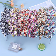 Retro Floral Headband Ruched Style Hair Band Women Girls Accessories