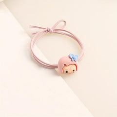 Cartoon Girl Hair Tie Hair Rope High Elasticity No Damage To Hair For Girls