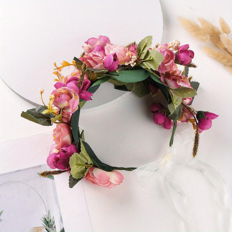 Simulation Flower Wreath Garland for Wedding Party
