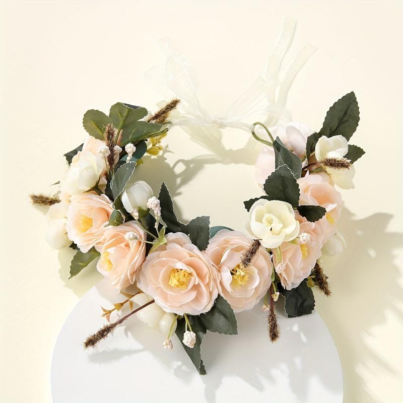 Simulation Flower Wreath Garland for Wedding Party